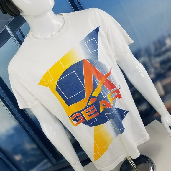 LA GEAR T-Shirt 80s Vintage Sportswear Shirt Tee Sz Large - Picture 2 of 5